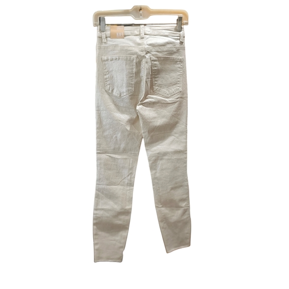 Kut Charlize High Waist Cigarette Leg Jeans In Champagne Size 00 NWT MSRP $99 - Picture 4 of 13